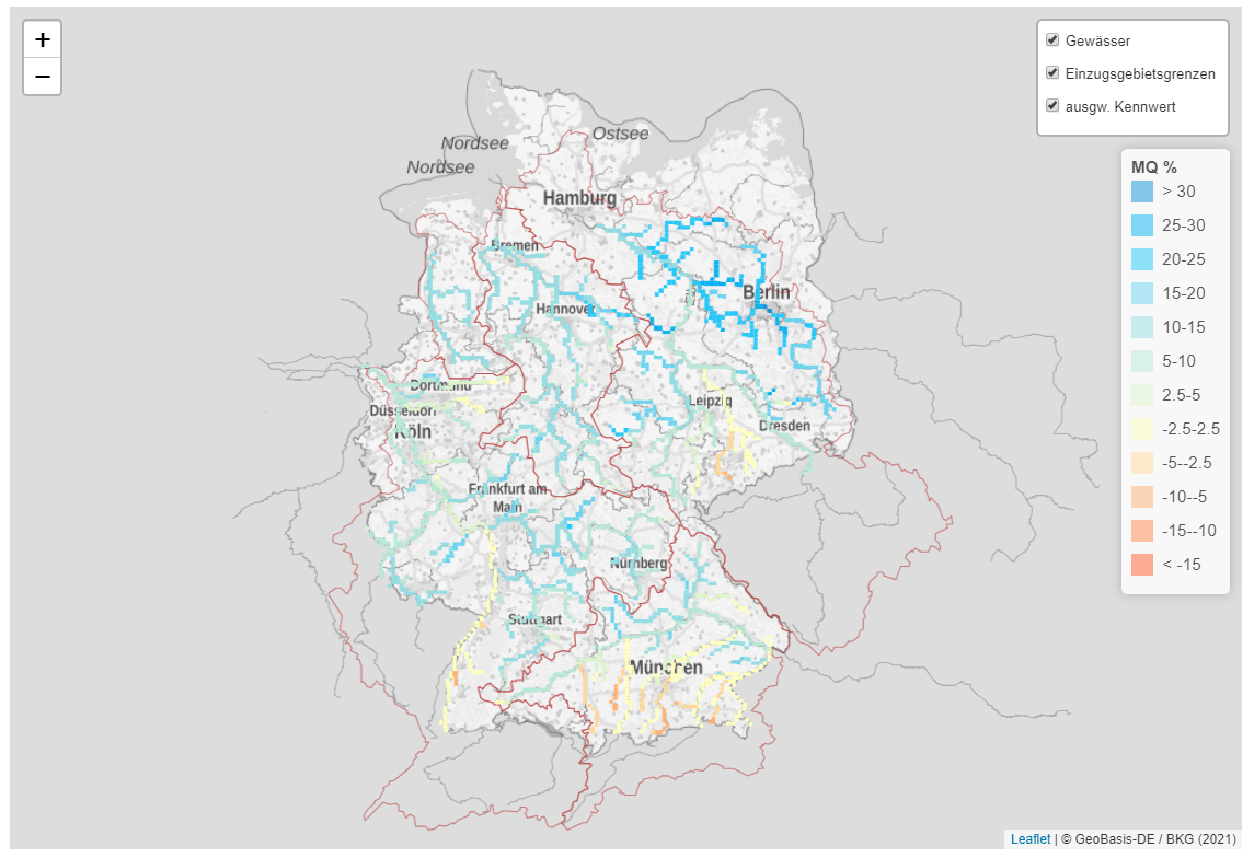 Linien- und Flächenbezogene Auswertungen (Atlas)